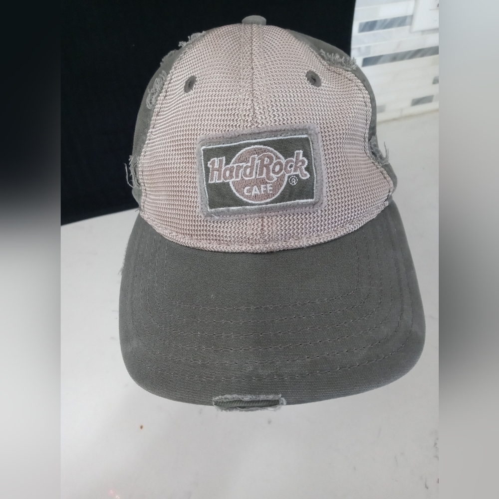Hard Rock Cafe Orlando Distressed adjustable Embroidered logo Cap